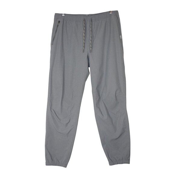 L.L. Bean men's gray elastic waist standard fit tapered leg multisport joggers L - Picture 1 of 14